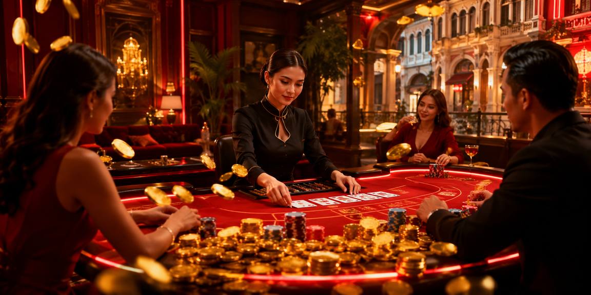 Meja Live Casino dengan Dealer Asli